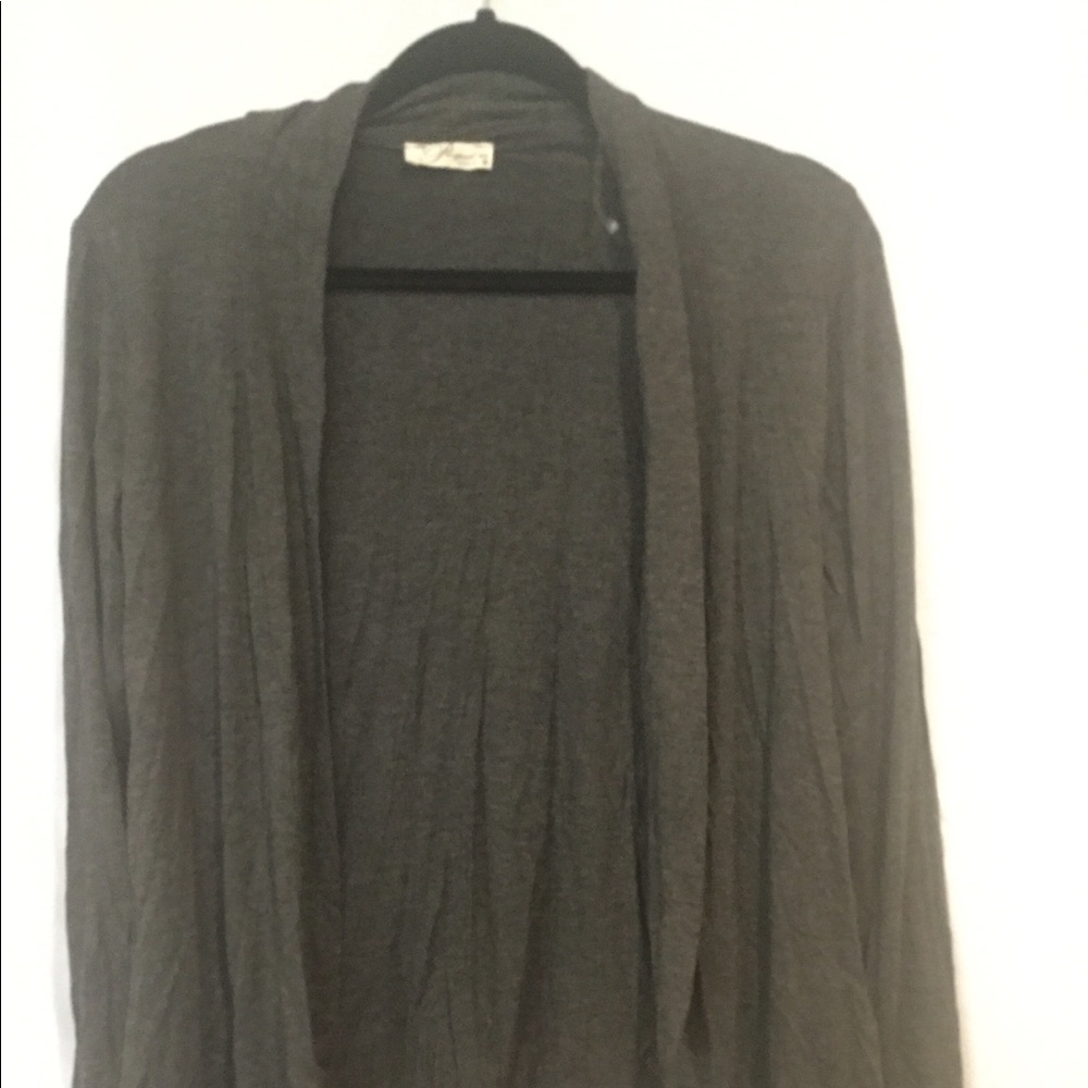 Open front sweater